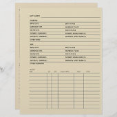 Platten Genealogische Darstellung (Vorne/Hinten)