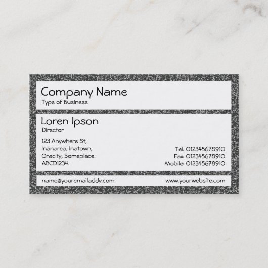 Platten - Granit Visitenkarte (Vorderseite)