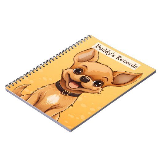 Platten Ihres Hundes Notizblock (Linke Seite)