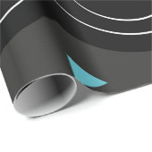 Platten Music Rainbow Geometric Geschenkpapier (Rolleneckpunkt)