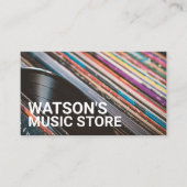 Platten, Music Store Visitenkarte (Vorderseite)