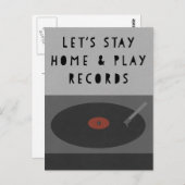 Platten Postkarte (Vorne/Hinten)