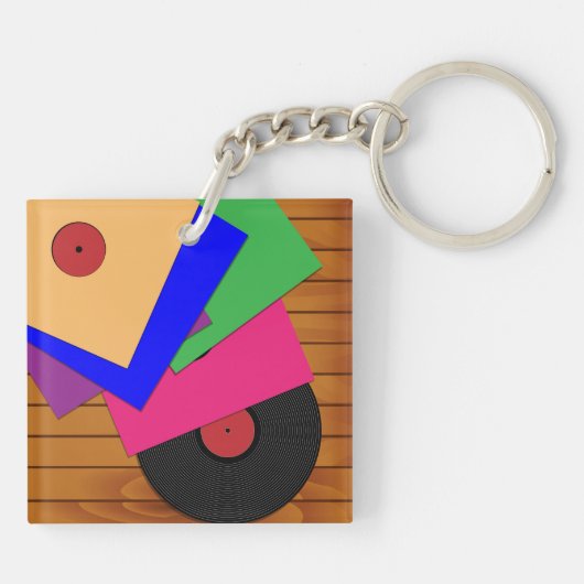 Platten Schlüsselanhänger (Rückseite)