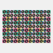 Platten überall geschenkpapier set (Vorderseite 2)