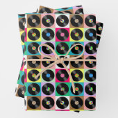 Platten überall geschenkpapier set (Beispiel)