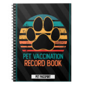 Platten und Pflegeheimpfungen Notizblock (Vorderseite)