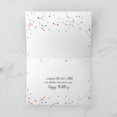 Platten und Silberwaren zum 99. Geburtstag Karte (Innenseite)