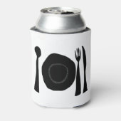 Platten und Utensiden Dosenkühler (Kanne Rückseite)
