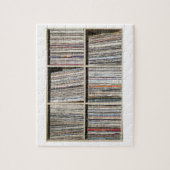 Platten Vinyl Albums Record Collection Puzzle (Vertikal)