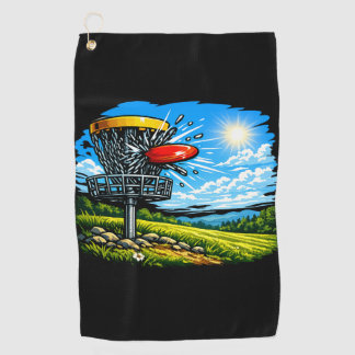 Plattenabsturz Golfhandtuch