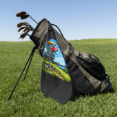 Plattenabsturz Golfhandtuch (Gras)
