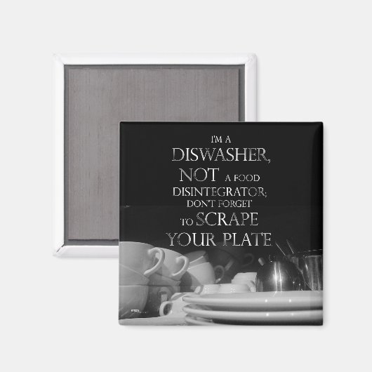 Plattenaufsatz 2 (Geschirrspüler) Magnet (Vorderseite/Rückseite)