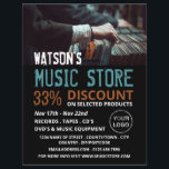 Plattenauswahl, Musik-Store-Werbung Flyer<br><div class="desc">Flyer für die Tonträgerwerbung im Musikgeschäft können im Business Card Store aufgezeichnet werden.</div>