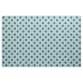Plattenen-Musik-Gewebe KRW hellblaues Retro Stoff (Fat Quarter (45,7 x 55,9 cm))