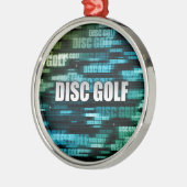 PlattenGolf Silbernes Ornament (Links)