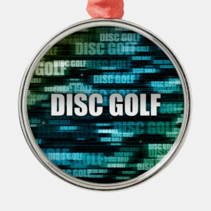 PlattenGolf Silbernes Ornament