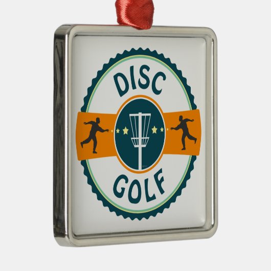 PlattenGolf Silbernes Ornament (Rechts)