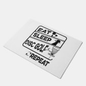 Plattengolffest Sleep Wiederholung Fußmatte (Schrägansicht)