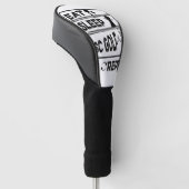 Plattengolffest Sleep Wiederholung Golf Headcover (angewinkelt)