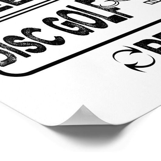 Plattengolffest Sleep Wiederholung Poster (Ecke)