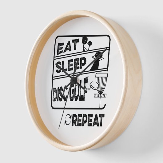 Plattengolffest Sleep Wiederholung Uhr (Winkel)