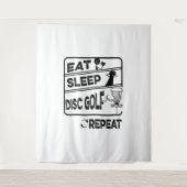 Plattengolffest Sleep Wiederholung Wandteppich (Vorderseite)