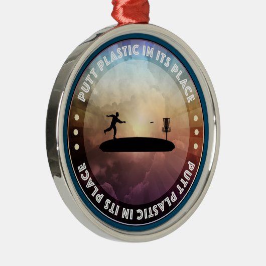 PlattenGolfing Ornament Aus Metall (Rechts)