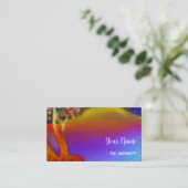 Plattensee bei Nacht Visitenkarte (Stehend Vorderseite)