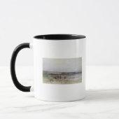 Plattensee mit dem Ufer von Akarattya, 1885 Tasse (Links)