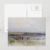 Plattensee mit der Küste von Akarattya, 1885 Postkarte (Vorne/Hinten)