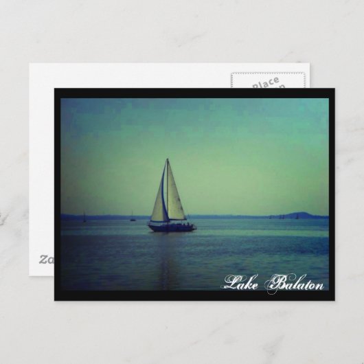 Plattensee Postkarte (Vorne/Hinten)