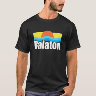 Plattensee Retro Magyarország Ungarn T-Shirt