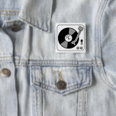 Plattenspieler Button (Beispiel)