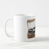 Plattenspieler Musiknoten Kaffeetasse (Links)