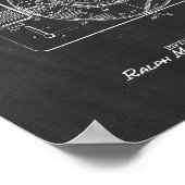 Plattenspielerpatent Poster (Ecke)