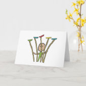 Plattenspinnen Karte (Gelbe Blume)