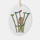 Plattenspinnen Keramik Ornament (Rechts)