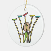 Plattenspinnen Keramik Ornament (Links)