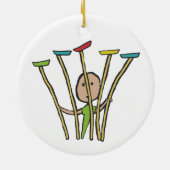 Plattenspinnen Keramik Ornament (Hinten)