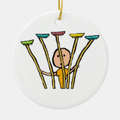 Plattenspinnen Keramik Ornament (Vorne)