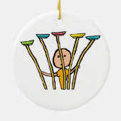 Plattenspinnen Keramik Ornament (Hinten)