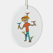 Plattenspinnen Keramik Ornament (Rechts)