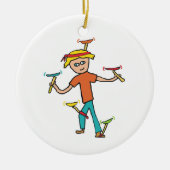 Plattenspinnen Keramik Ornament (Vorne)