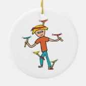 Plattenspinnen Keramik Ornament (Hinten)