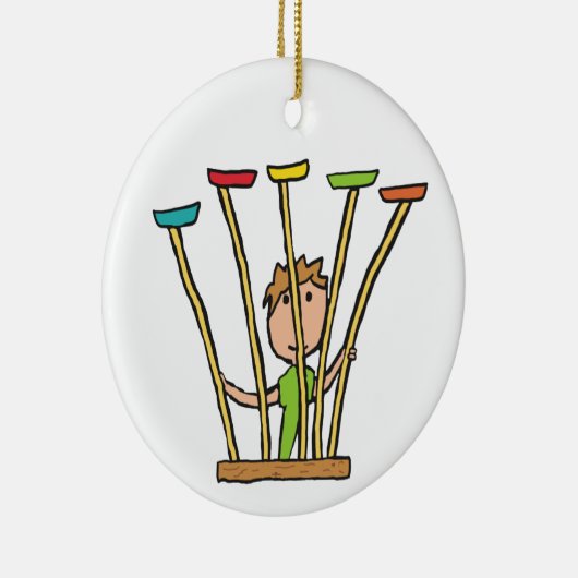 Plattenspinnen Keramik Ornament (Rechts)