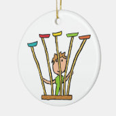 Plattenspinnen Keramik Ornament (Links)