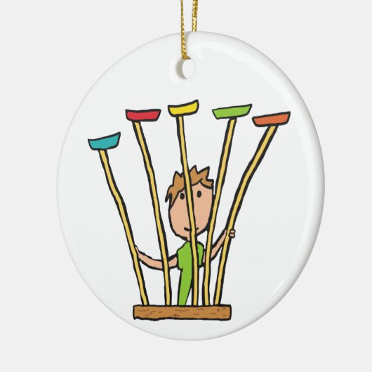 Plattenspinnen Keramik Ornament (Links)