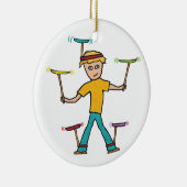 Plattenspinnen Keramik Ornament (Rechts)