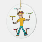 Plattenspinnen Keramik Ornament (Links)