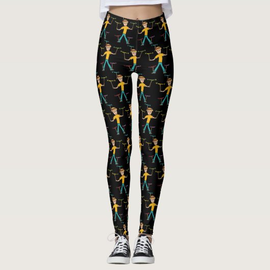 Plattenspinnen Leggings (Vorderseite)